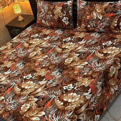 Crystal King Bed Set - Premium King Size Floral Printed Bedding Collection