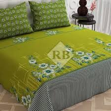 Dynasty 3-Piece King Size Double Bed Sheet Set with 2 Pillowcases - Premium Percale Finish Floral Printed Bedding (Polyester Cotton Blend)