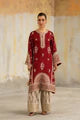ETHNC KURTA SET 2Pc E-305 CRIMSON RED