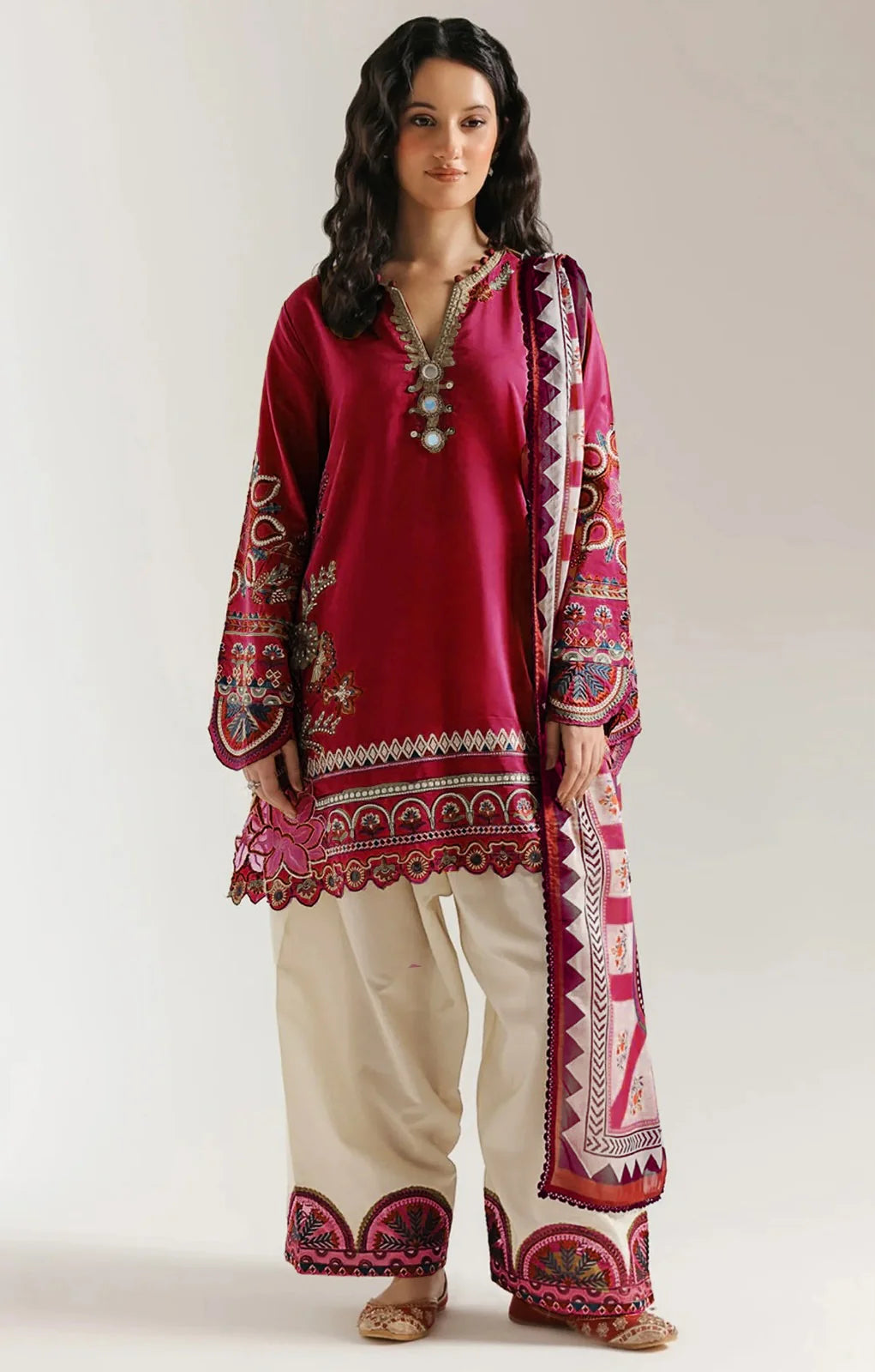 ETHNC KURTA SET VICTORIA 3PC
