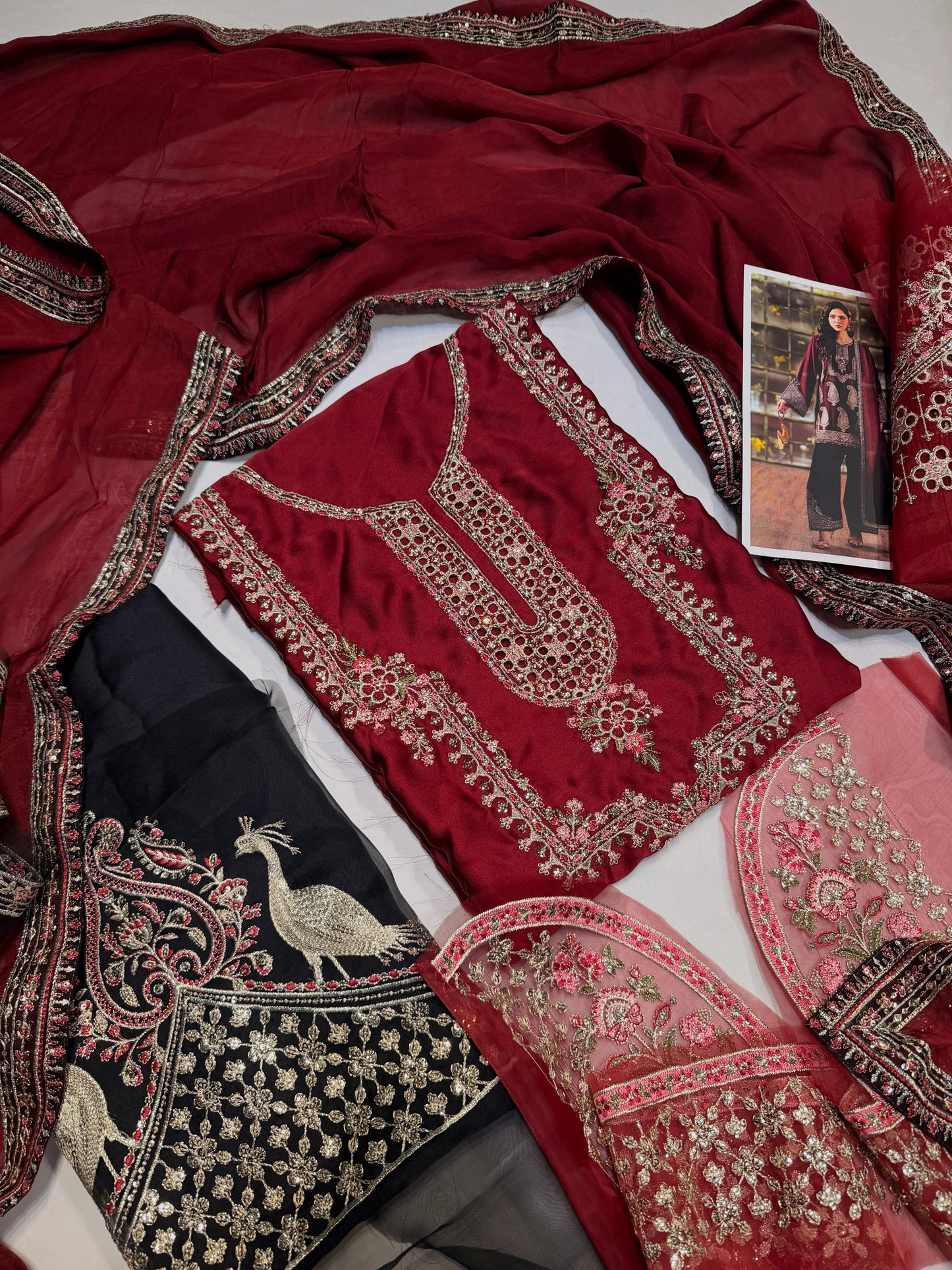 ETHNC SILK E-1024 CHERRY RED