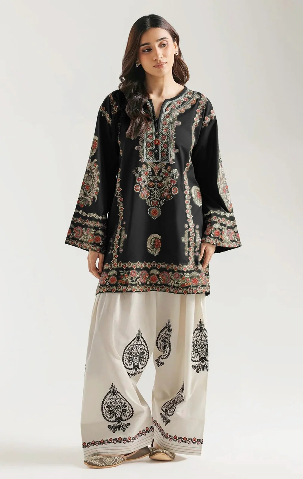 ETHNC KURTA SET E-120 2PC