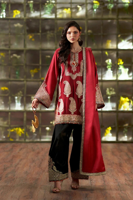 ETHNC SILK E-1024 CHERRY RED