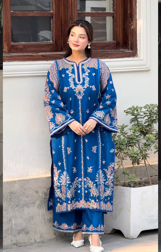HUSSAIN REHAR ZARQA RTW 2PC